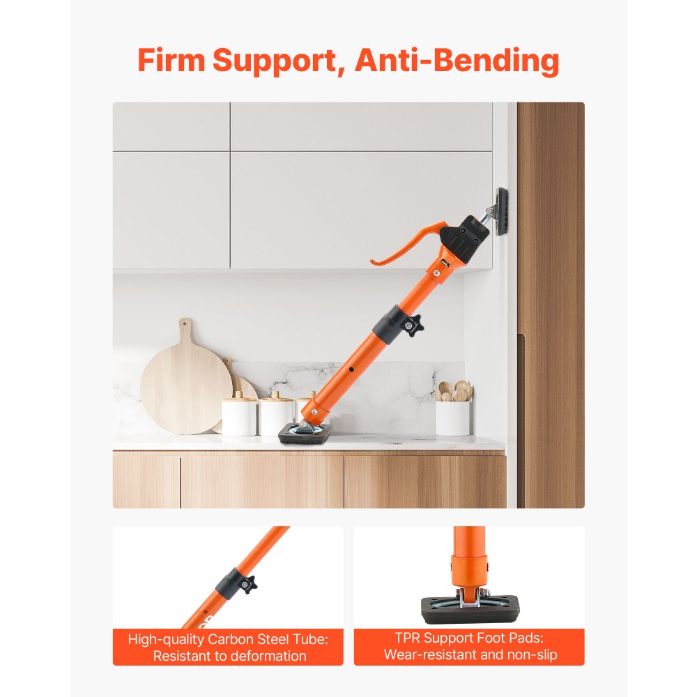 2Pcs Cabinet Jack Support Pole 64.5-115 cm Telescopic Quick Support Rod
