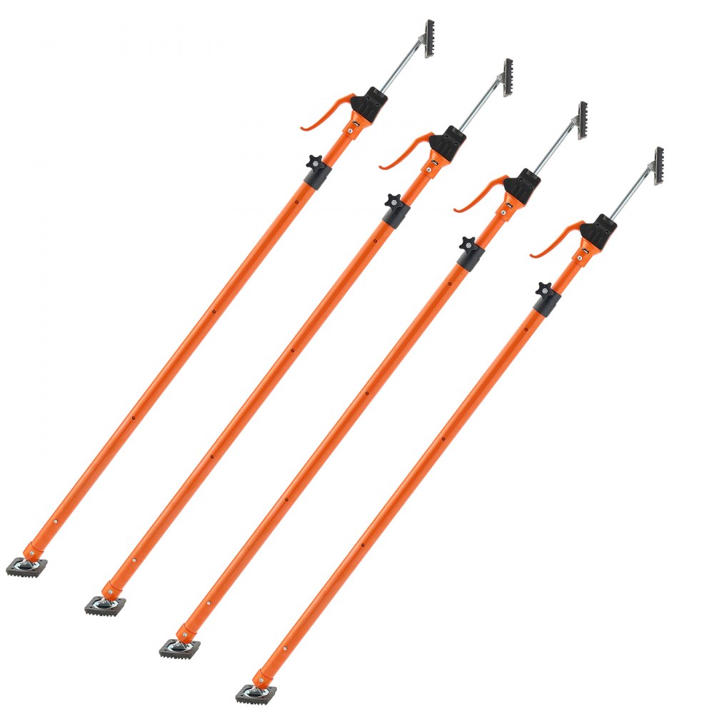 4Pcs Cabinet Jack Support Pole 125-291 cm Telescopic Quick Support Rod