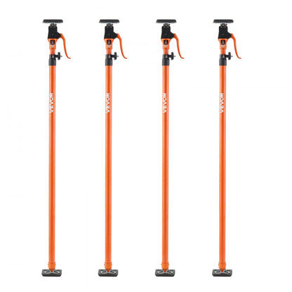 4Pcs Cabinet Jack Support Pole 125-291 cm Telescopic Quick Support Rod