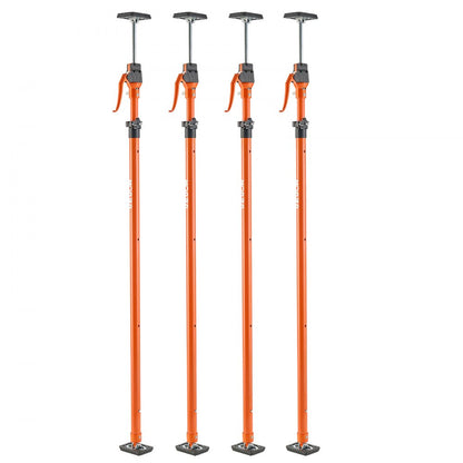 4Pcs Cabinet Jack Support Pole 125-291 cm Telescopic Quick Support Rod