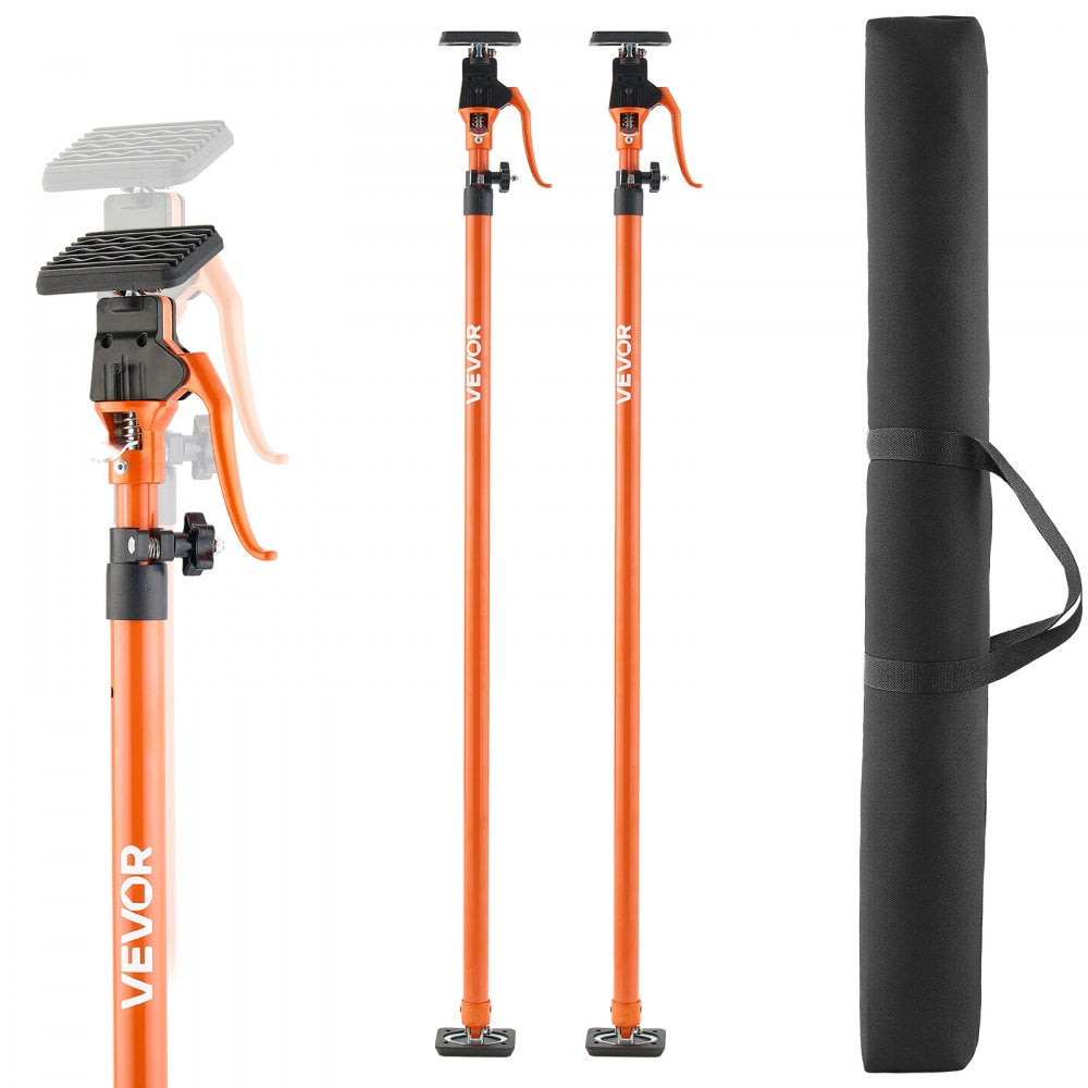 2Pcs Cabinet Jack Support Pole 125-291 cm Telescopic Quick Support Rod