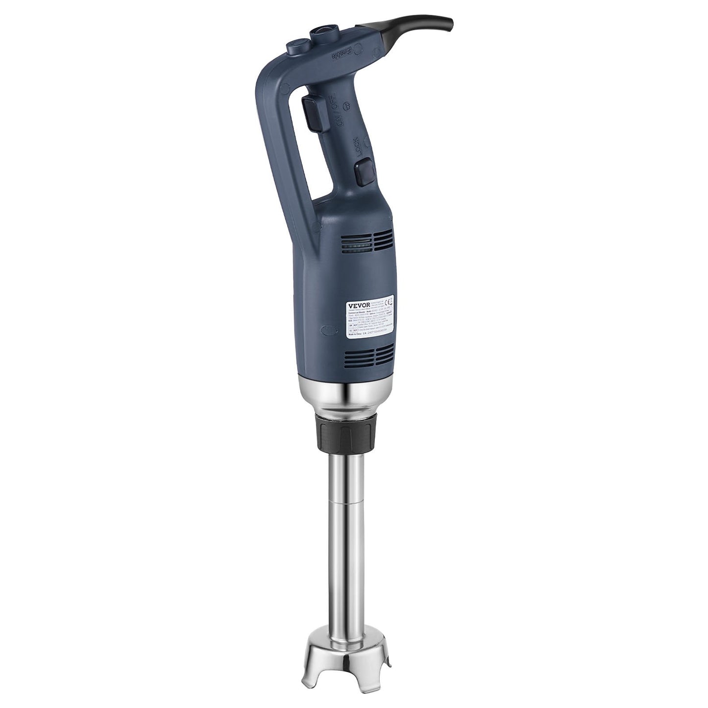 Commercial Immersion Blender, 350W Heavy Duty Hand Mixer, 10 inch Stepless Variable Speed Mixer with Stainless Steel Blade, Multi-Purpose Portable Mixer for Soup, Sauces, Mashed Potatoes, Cream