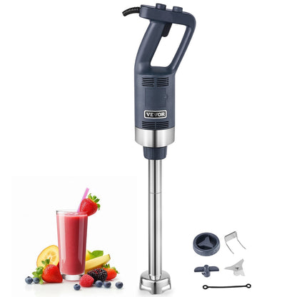 Commercial Hand Mixer 500W Heavy Duty Immersion Blender for Soups & Sauces
