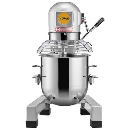 VEVOR Commercial Food Mixer 18.9L 3-Speed Stand Dough Mixer 1100W for Restaurant