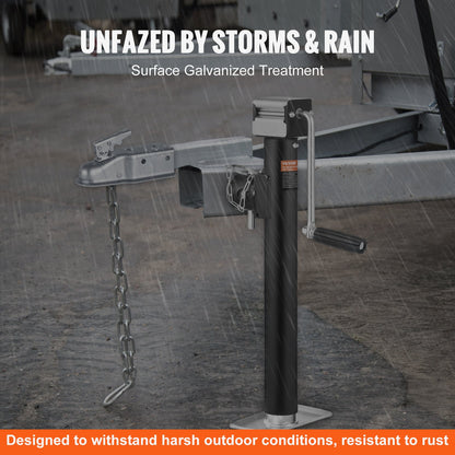 VEVOR Straight Trailer Coupler, for 5.08cm Hitch Ball, 7.62cm Channel, 2267kg Capacity,