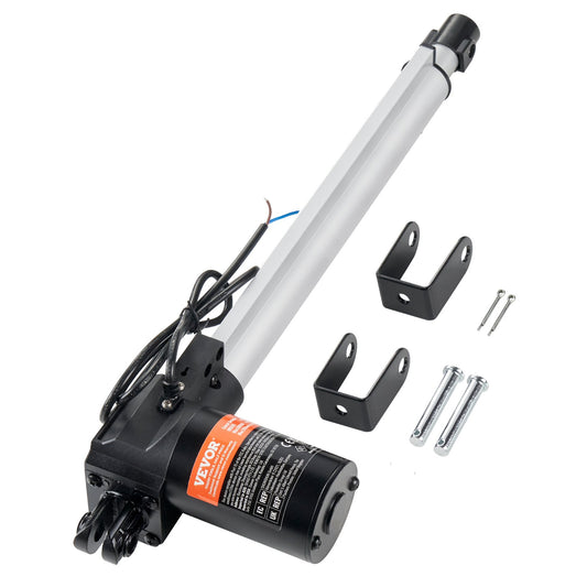 VEVOR Linear Actuator 12V, 12 Inch Heavy Duty 1320lbs/6000N Linear Actuator, 0.19"/s