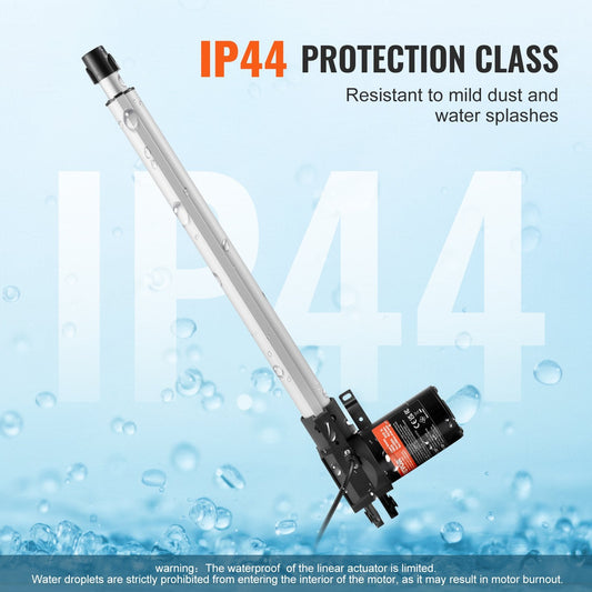 12V Heavy Duty Linear Actuator, 400mm Stroke, 6000N, 5mm/s, IP44 Protection