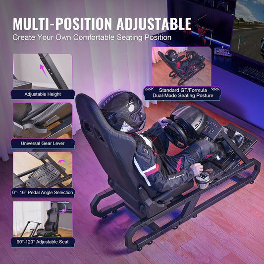 Heavy Duty Racing Wheel Stand for Logitech G923/G920/G29, 150 kg Capacity