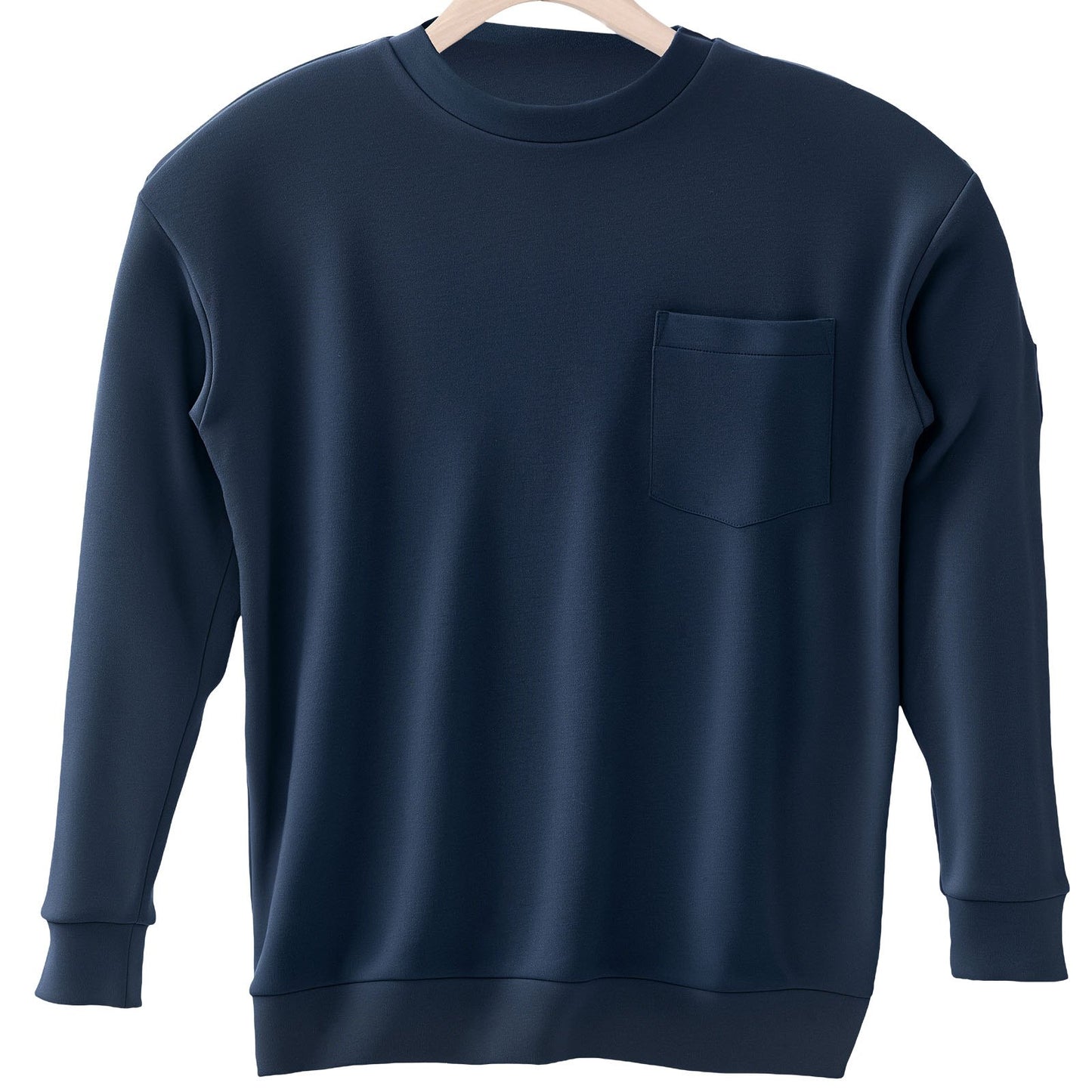 FR Shirts, Flame Resistant Long Sleeve Clothing Lightweight 7 oz Breathable Cotton, Men's Fire Retardant Work Shirt with Pre-shrink Treatment & Pocket, for Welders,Electricians,Navy Blue L