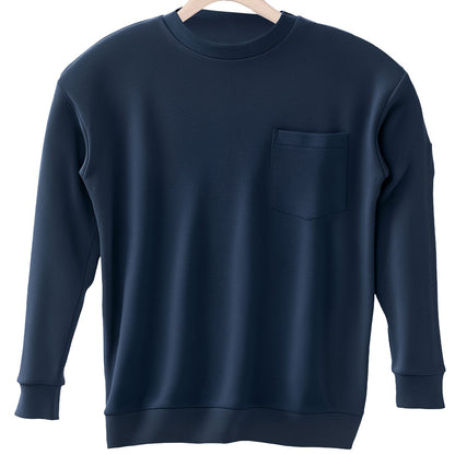 FR Shirts, Flame Resistant Long Sleeve Clothing Lightweight 7 oz Breathable Cotton, Men's Fire Retardant Work Shirt with Pre-shrink Treatment & Pocket, for Welders,Electricians,Navy Blue L