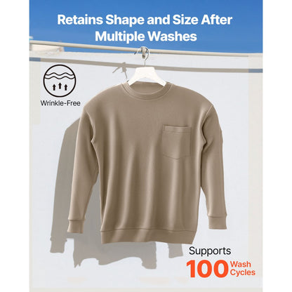 FR Shirts, Flame Resistant Long Sleeve Clothing Lightweight 7 oz Breathable Cotton, Men's Fire Retardant Work Shirt with