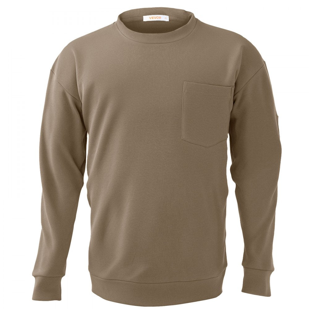 FR Shirts, Flame Resistant Long Sleeve Clothing Lightweight 7 oz Breathable Cotton, Men's Fire Retardant Work Shirt with