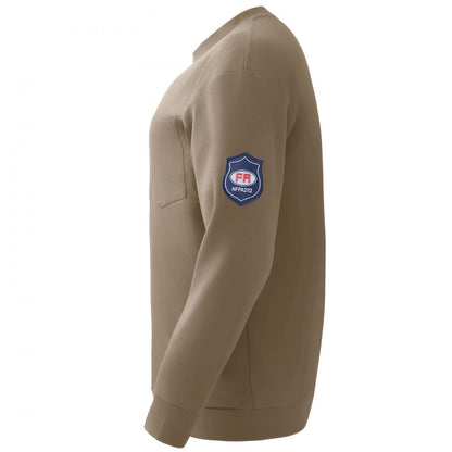 FR Shirts, Flame Resistant Long Sleeve Clothing Lightweight 7 oz Breathable Cotton, Men's Fire Retardant Work Shirt with