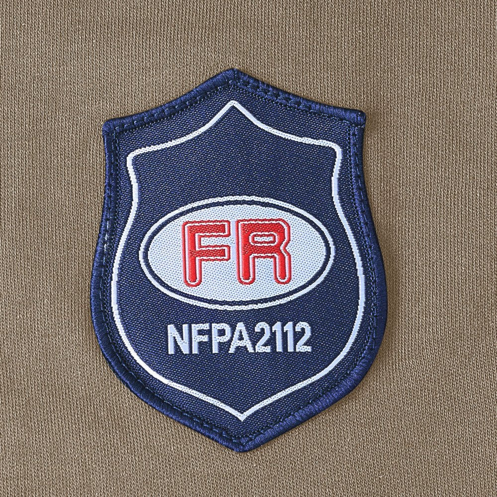 FR Shirts, Flame Resistant Long Sleeve Clothing Lightweight 7 oz Breathable Cotton, Men's Fire Retardant Work Shirt with