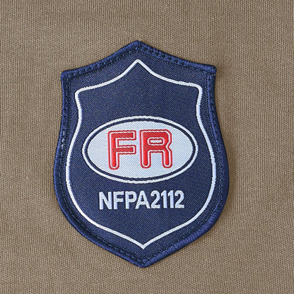 FR Shirts, Flame Resistant Long Sleeve Clothing Lightweight 7 oz Breathable Cotton, Men's Fire Retardant Work Shirt with