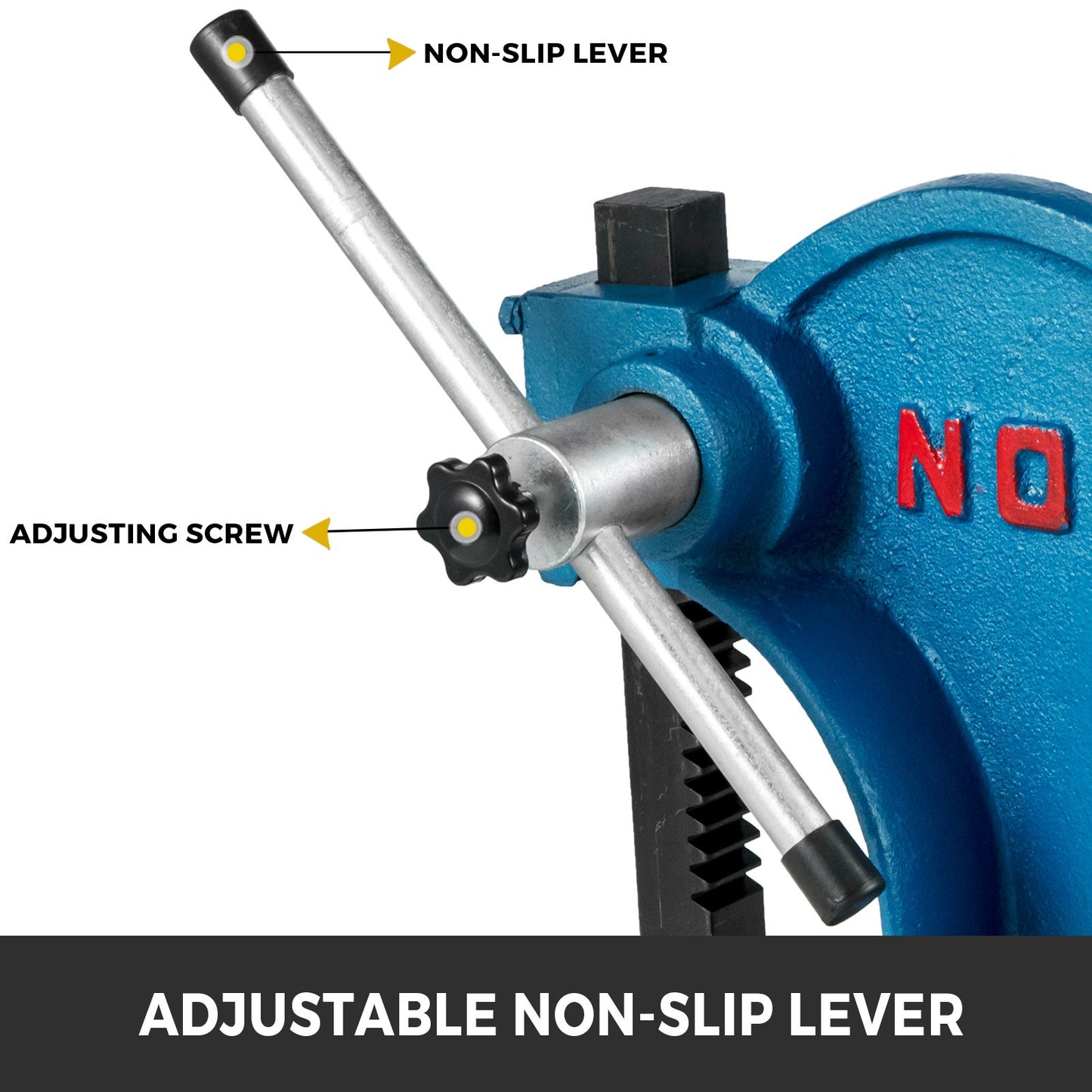 VEVOR Manual Arbor Press 1 Ton, Heavy Duty Arbor Press with 4-5/8 Inch Maximum Height,