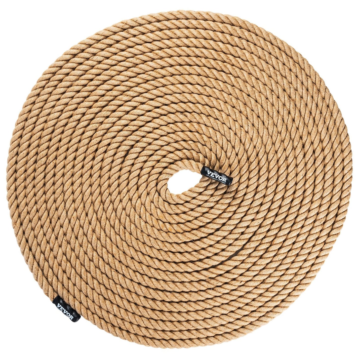 30.5m Heavy-Duty Jute Climbing Rope for Fitness and Strength Training