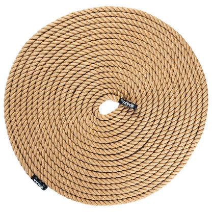 30.5m Heavy-Duty Jute Climbing Rope for Fitness and Strength Training
