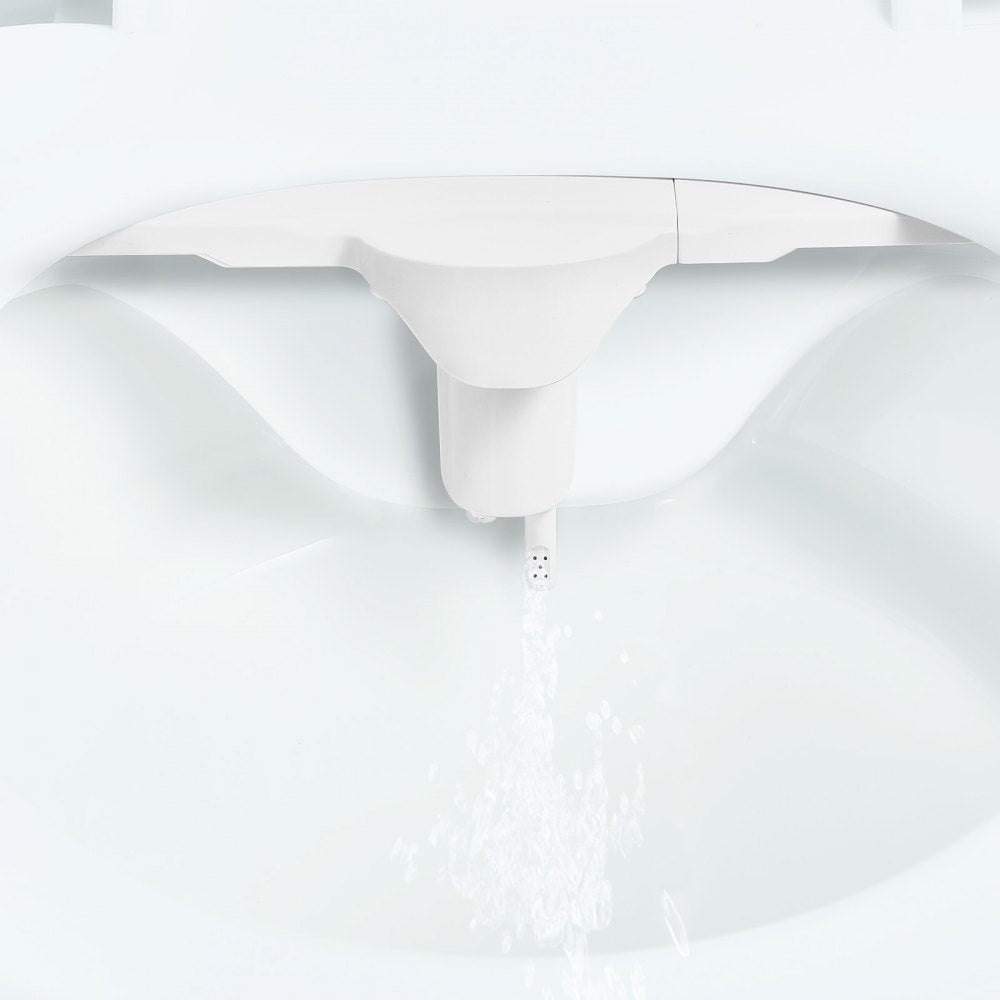 VEVOR Bidet Attachment for Toilet 0.3" Thin Dual Nozzles Adjustable Pressure