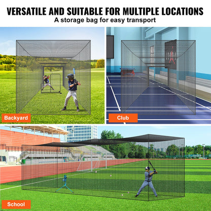 VEVOR Baseball Batting Netting, Professional Softball Baseball Batting Hitting Training