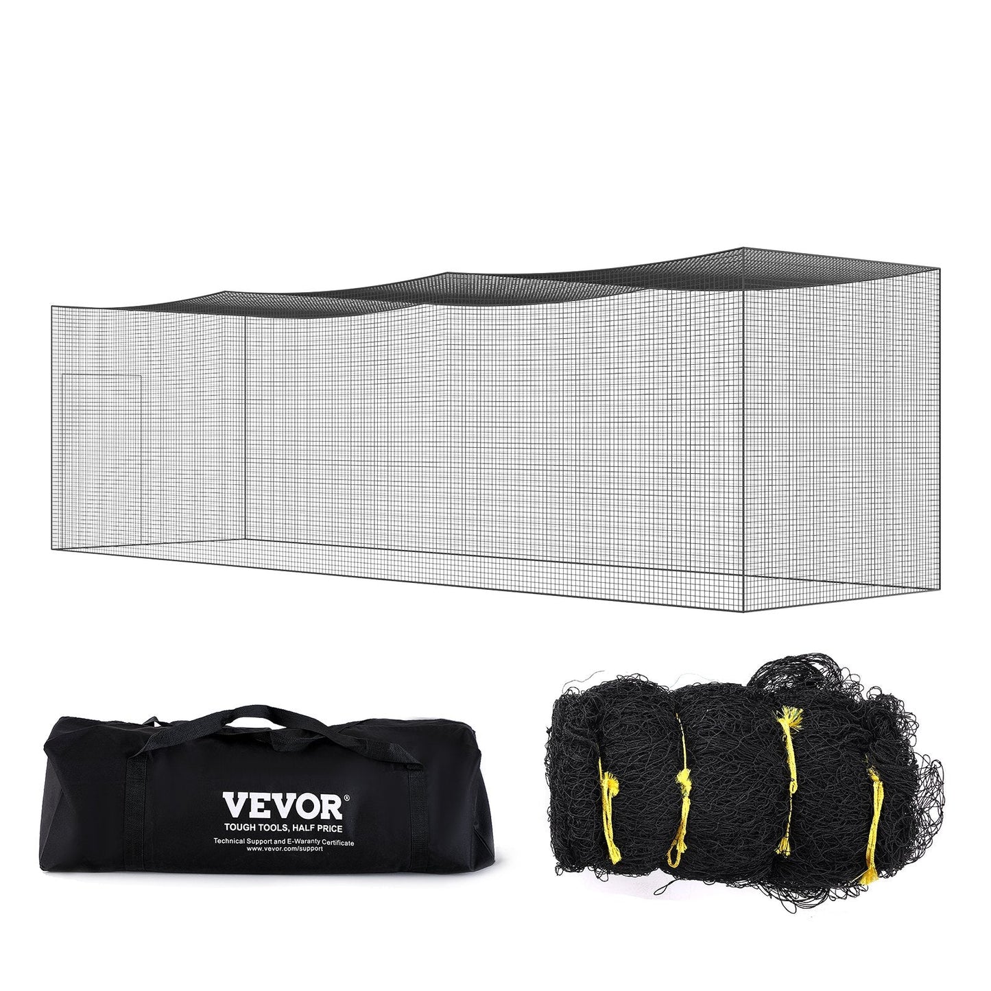 Professional Baseball Softball Training Net with Door & Carry Bag, 10.66m