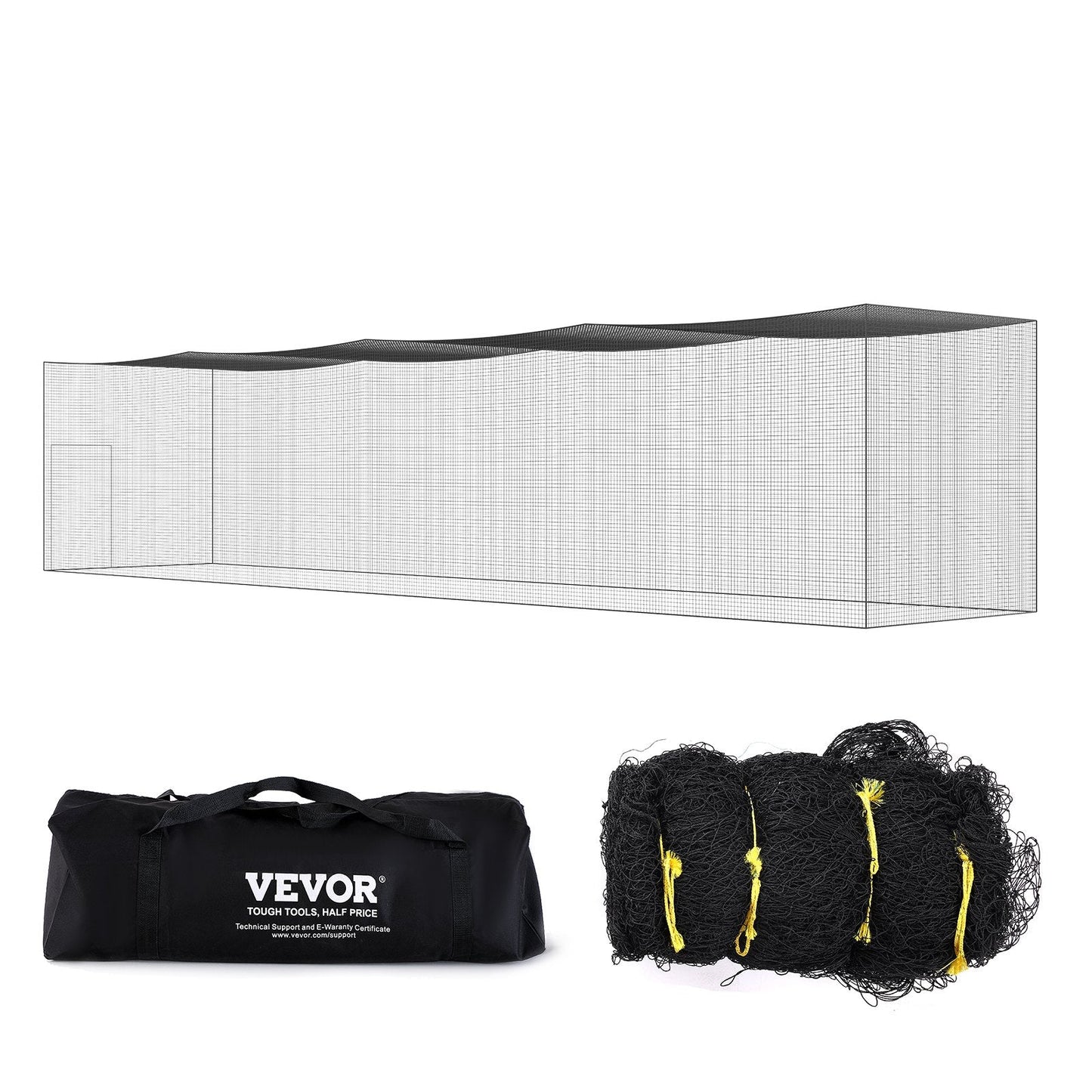 Professional Baseball/Softball Training Net with Door, Portable & Heavy Duty, 16.76m