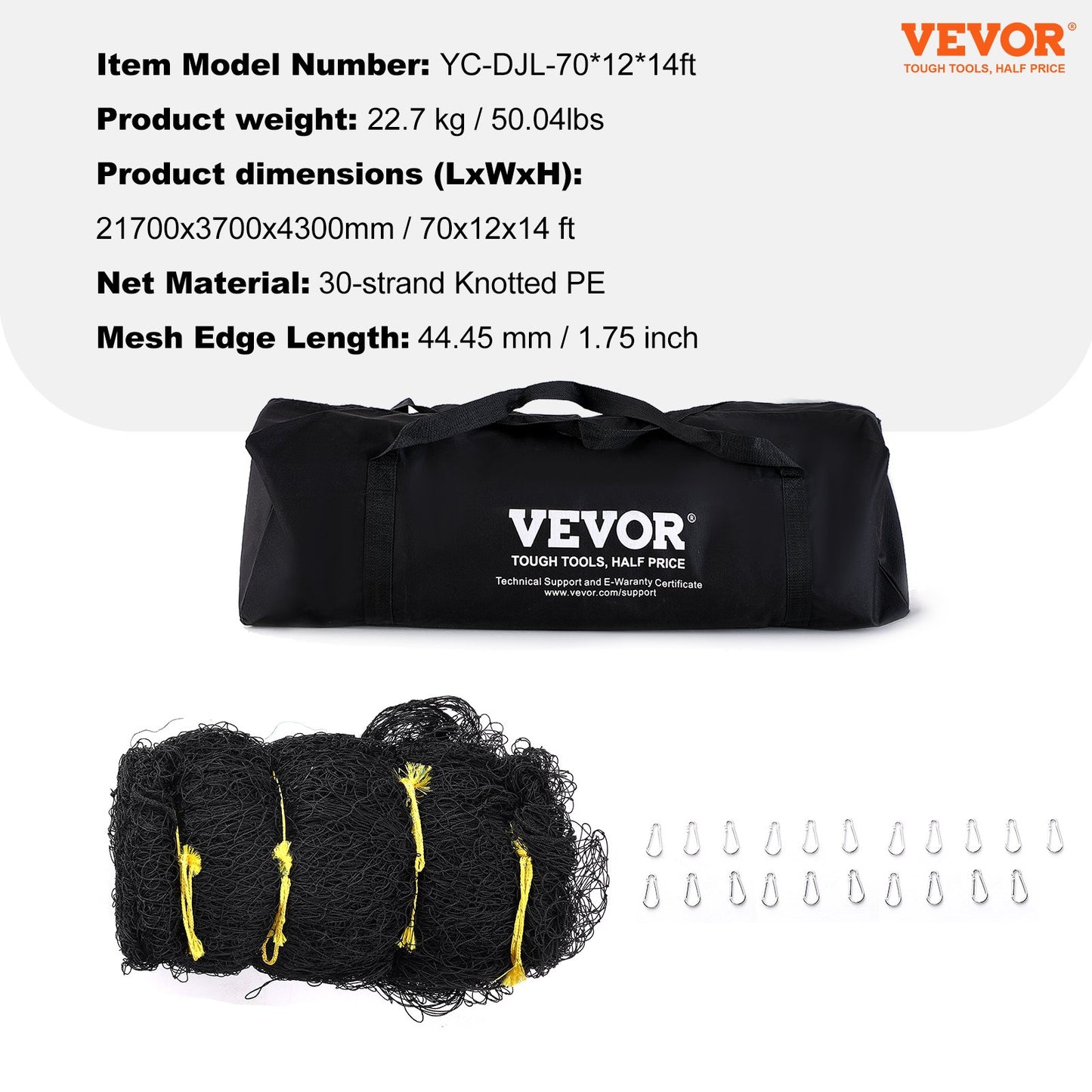 VEVOR Baseball Batting Netting, Professional Softball Baseball Batting Hitting Training