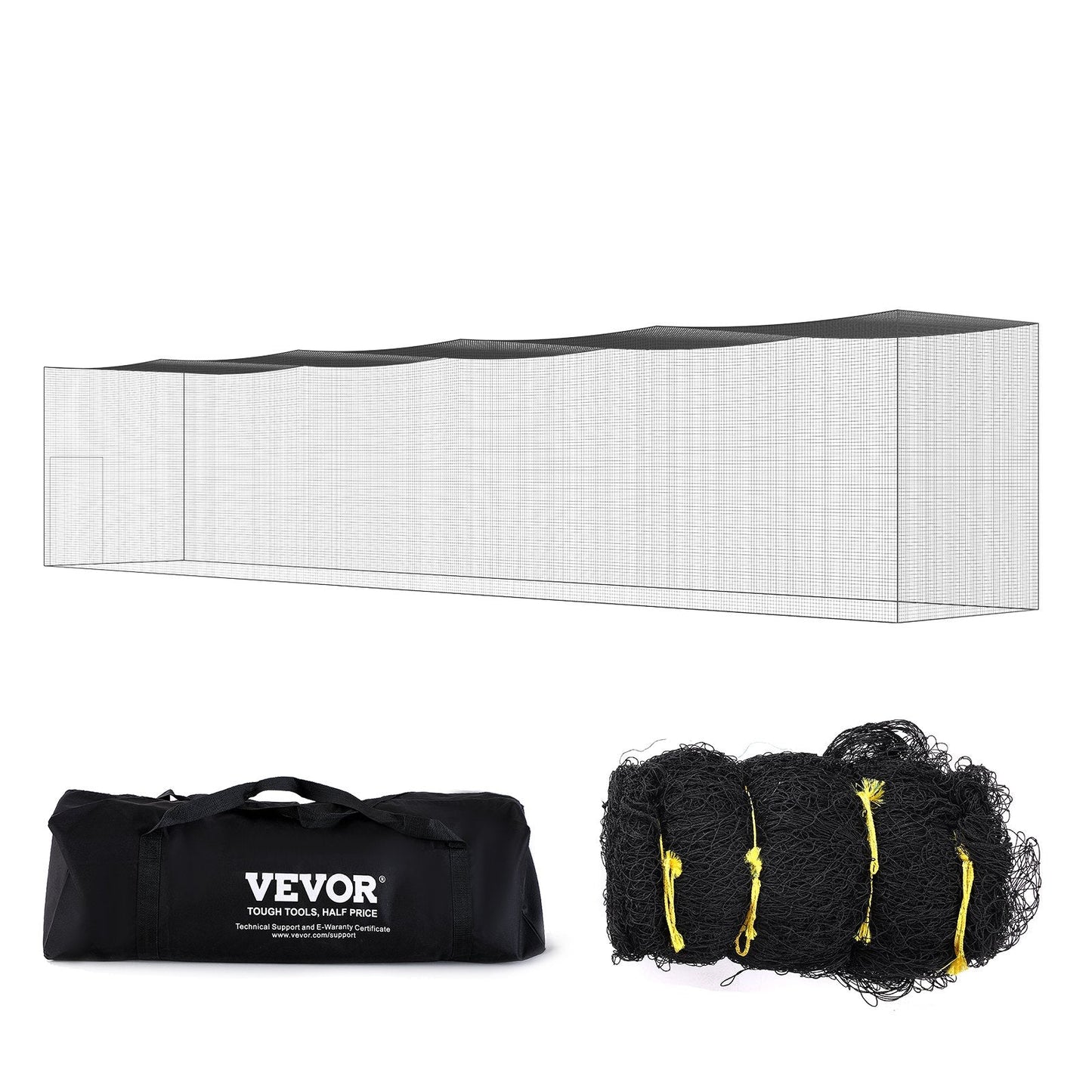 Professional Baseball Softball Training Net with Door & Carry Bag, 21m