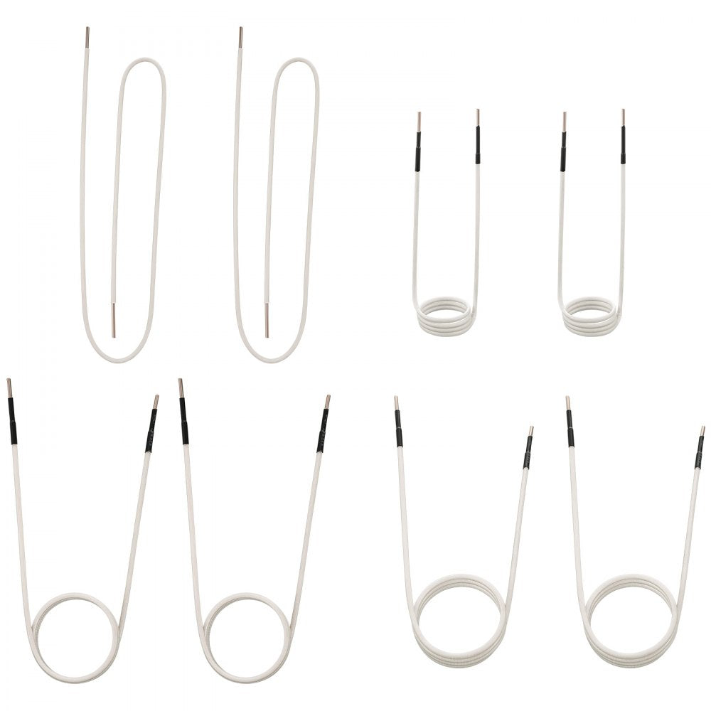 VEVOR Induction Heater Coil Kit Induction Coils 8PCS For Removing Rusty Bolts