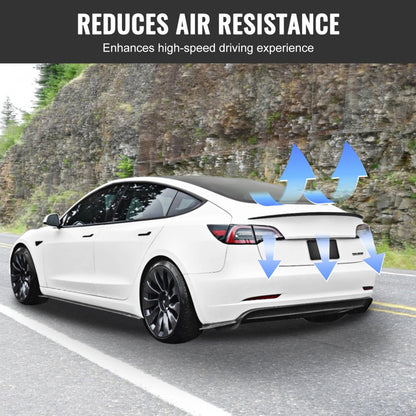 VEVOR Rear Spoiler 48.2'' GT Style Trunk Wing Compatible with Tesla Model 3