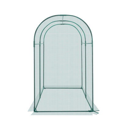 Crop Cage, 1.8 x 0.91 x 1.5 m Plant Protection Tent with Zippered Door, Wind-Resistant Tall Crop Cage, Easy to Install, Outdoor Raised Bed Cover with Frame, Plant Netting for Garden Patio Lawn