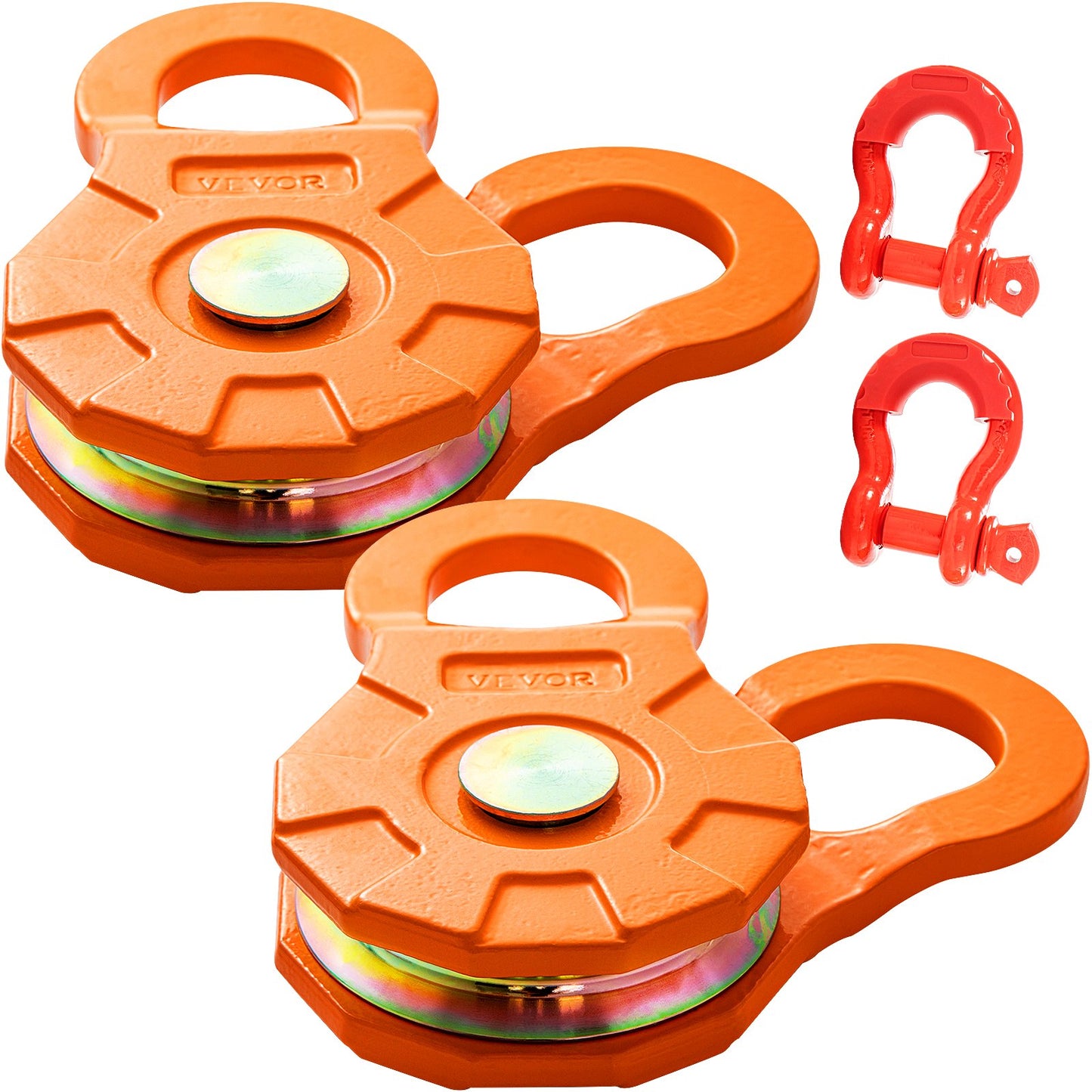 VEVOR Snatch Block, 11T/25,000 LBS Working Load Limit, Heavy Duty Winch Pulley for