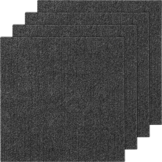 VEVOR Carpet Tiles Peel and Stick, 12” x 12” Squares Self Adhesive Carpet Floor