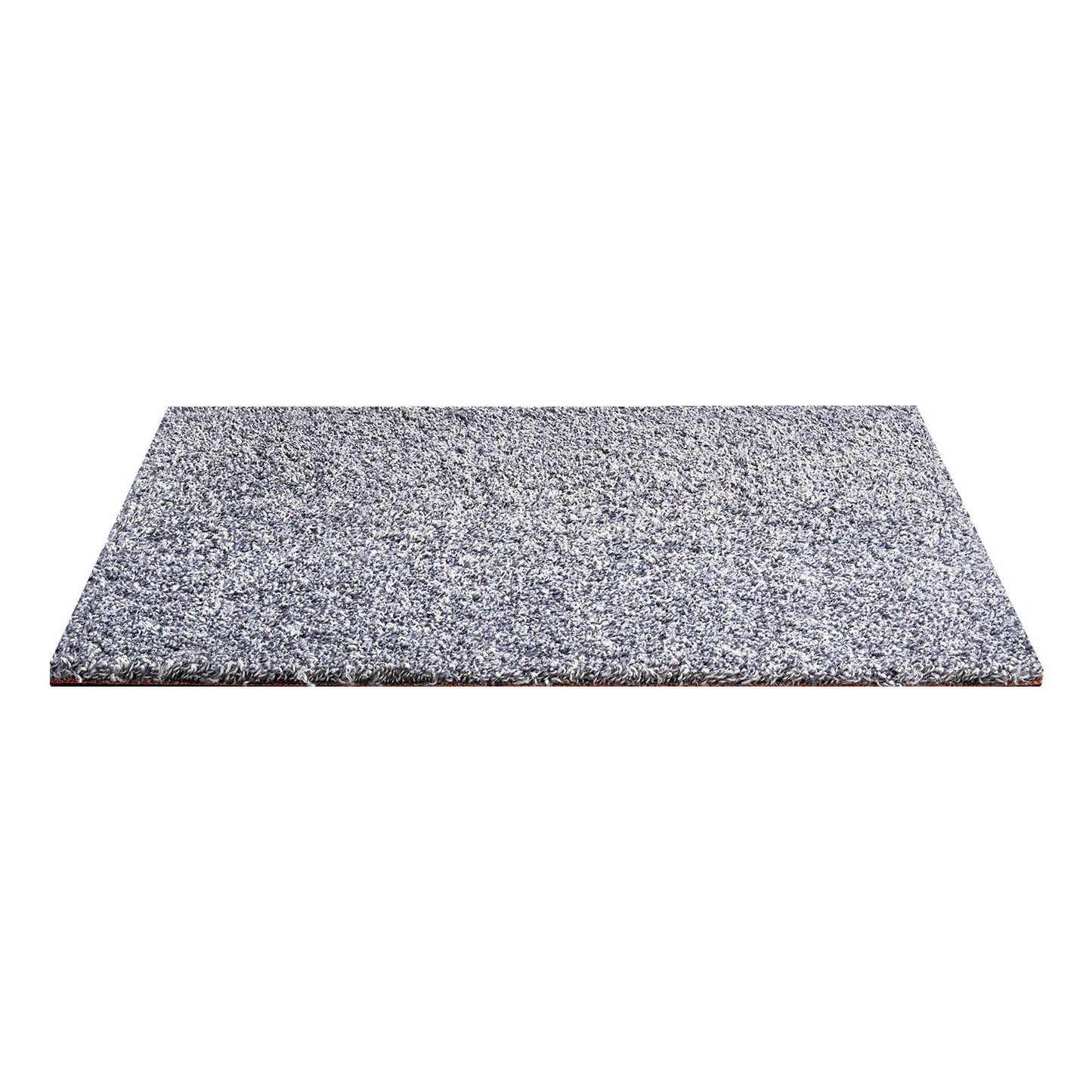 Carpet Tiles 457x457 mm, 10 Pack Carpet Square Rug Detachable & Damage-free, Self Adhesive Home Floor Soft Plush Padded for 2.1㎡ Coverage, Easy DIY for Living Room & Bedroom, Gray
