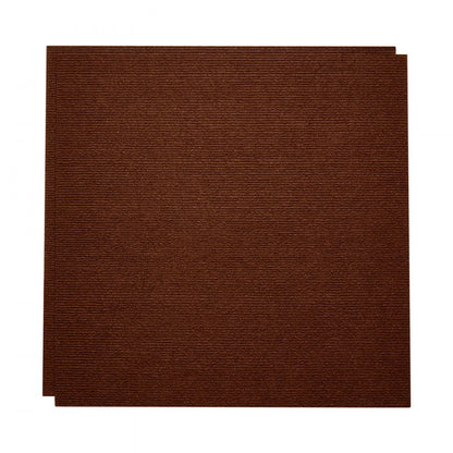 Carpet Tiles 610x610 mm 20 PCS Peel and Stick Rug Self Adhesive Brown