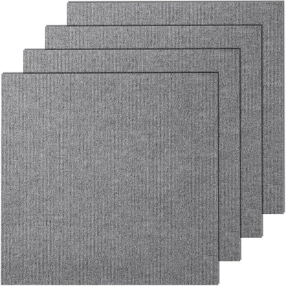 VEVOR Carpet Tiles Peel and Stick, 24” x 24” Squares Self Adhesive Carpet Floor