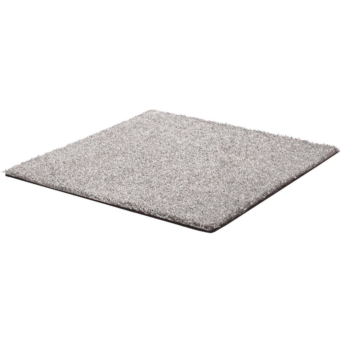 Carpet Tiles 457x457 mm, 10 Pack Carpet Square Rug Detachable & Damage-free, Self Adhesive Home Floor Soft Plush Padded for 2.1㎡ Coverage, Easy DIY for Living Room & Bedroom, Dark Brown