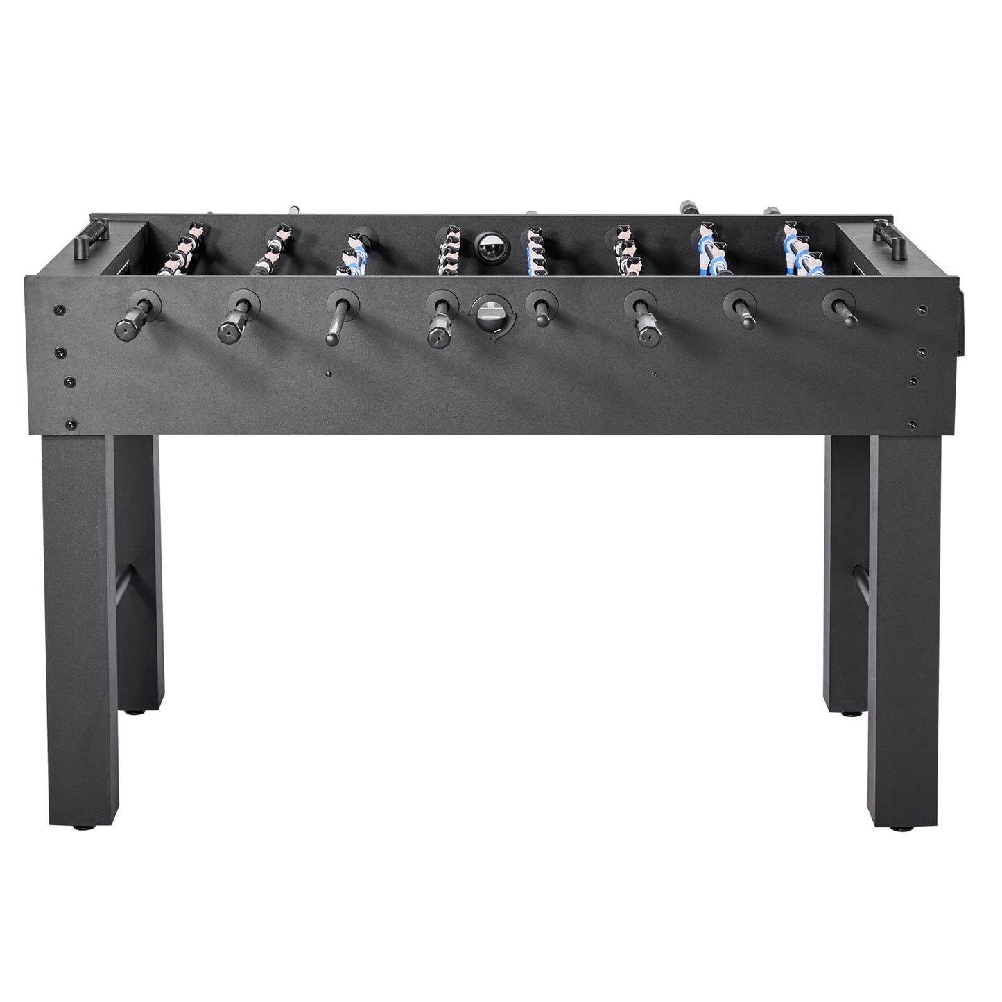 Foosball Table, 137 cm Standard Size Table, Indoor Full Size Foosball Tables for Home, Family, and Game Room, Durable Soccer Set, Includes 4 Balls, Score Keeper, and 2 Cup Holders