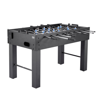 Foosball Table, 137 cm Standard Size Table, Indoor Full Size Foosball Tables for Home, Family, and Game Room, Durable Soccer Set, Includes 4 Balls, Score Keeper, and 2 Cup Holders