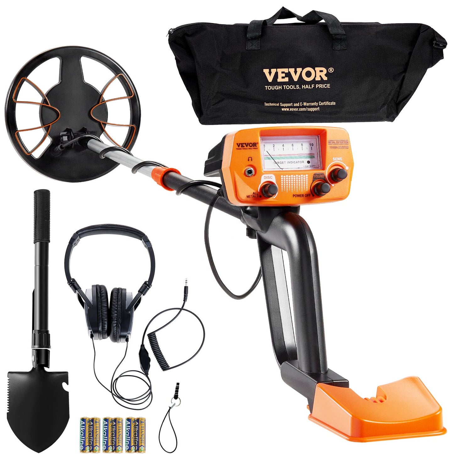 VEVOR Metal Detector for Kids, 8", Professional Adjustable Higher Accuracy