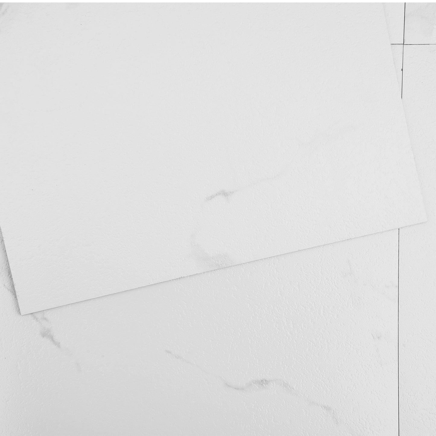 VEVOR Self Adhesive Vinyl Floor Tiles 12 x 12 inch, 50 Tiles 1.5mm Thick Peel &