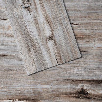Vintage Wood Grain Self-Adhesive Vinyl Floor Tiles, 36 Pieces, 0.62mm Thick