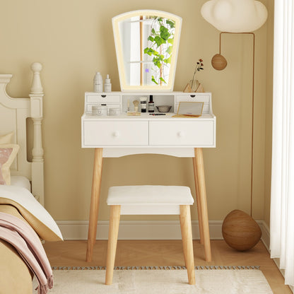 Vanity Makeup Table with 6 Drawers for Bedroom