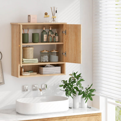 Wall cabinet without a backboard helps conceal exposed pipes above toilets and in bathrooms