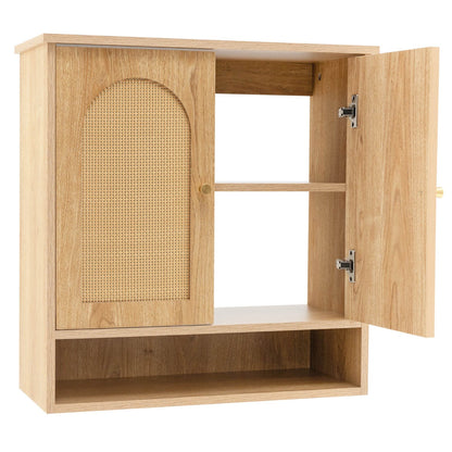 Widened 24.5 cm cabinet design offers extra storage while maintaining a compact wall profile