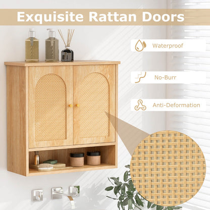 Versatile wall-mounted cupboard suits bathrooms, kitchens, laundry rooms, entryways, and more