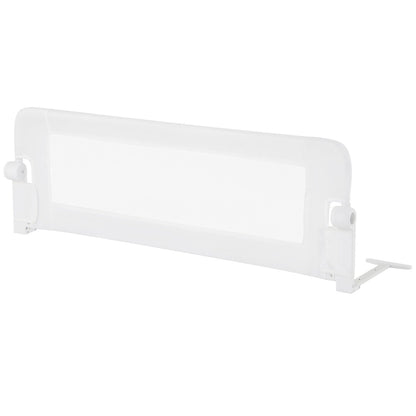 Toddler Bed Rail Cot Guard with Safety Strap-White