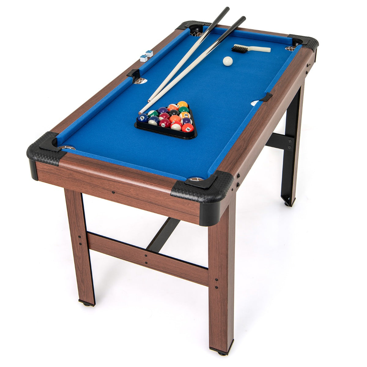 1.2M Wooden Pool Table with Accessories - Compact and Stable Design