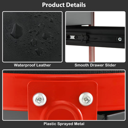 Workshop Creeper Seat with Removable Padded Seat and 4 Universal Casters