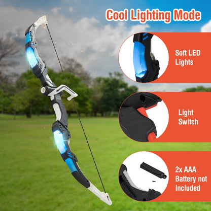 Youth Archery Bow Set for Kids with LED Light Up Bow